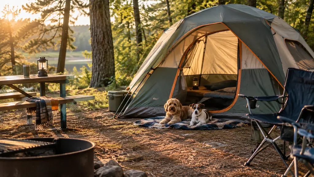 How to Set Up a Family Tent at a State Park Campsite